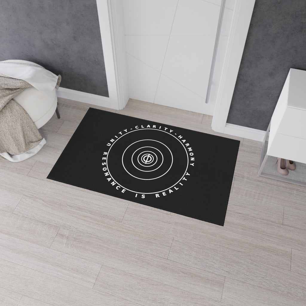Peaceful Vibes Heavy Duty Floor Mat - Unity, Clarity, Harmony Design