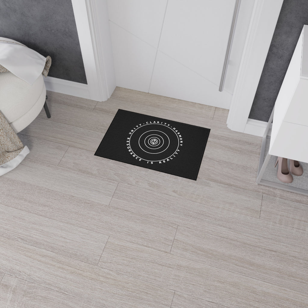 Peaceful Vibes Heavy Duty Floor Mat - Unity, Clarity, Harmony Design