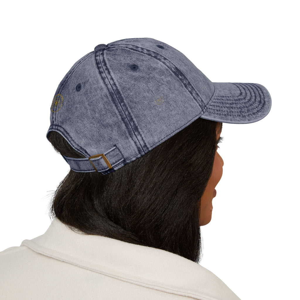 Vintage Embroidered Cap - Retro Style Hat for Casual Outings