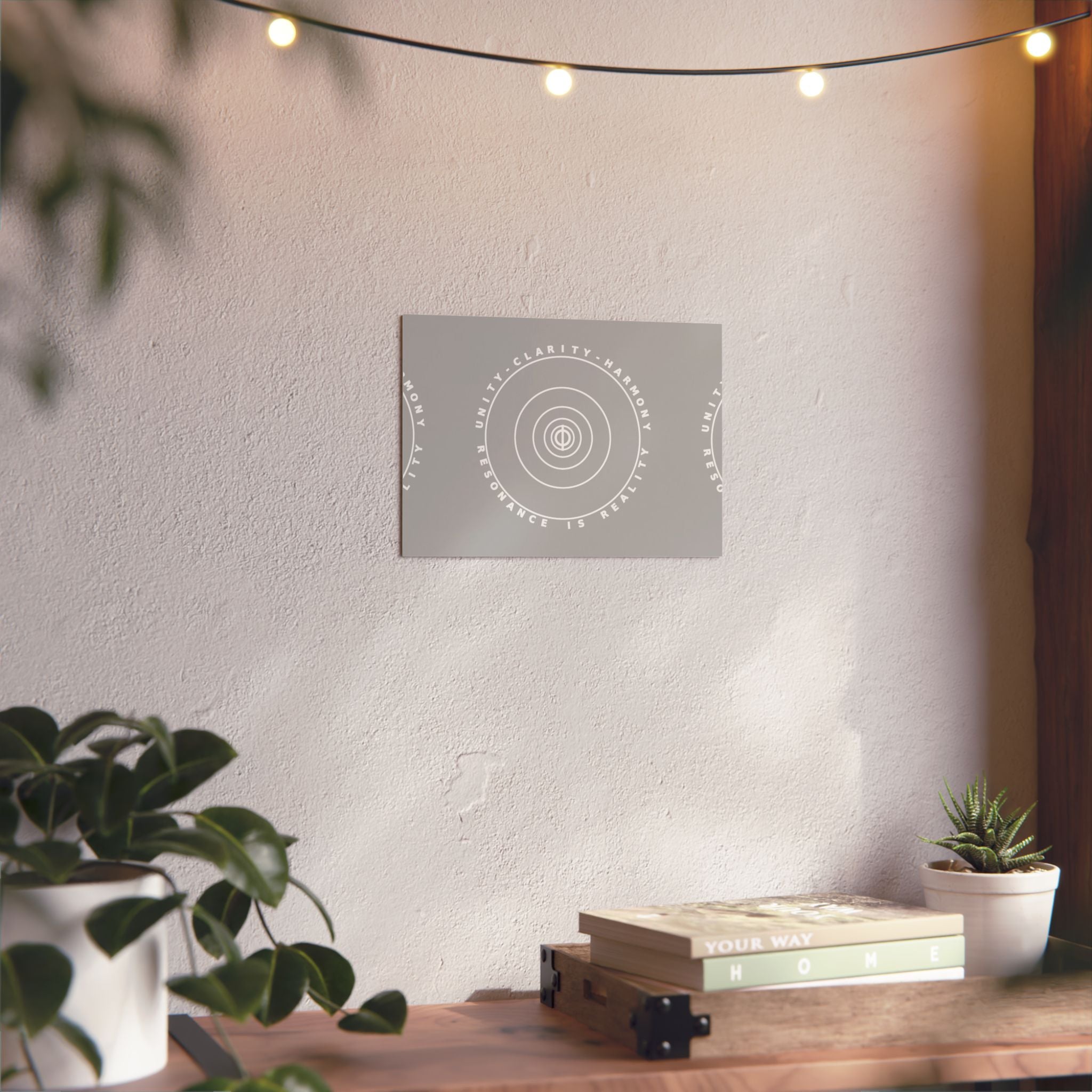 Decorative Wall Art Panel - Unity, Clarity, Harmony