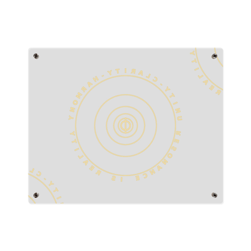 Elegant Acrylic Wall Art Panels - Unity, Clarity, Harmony Decor