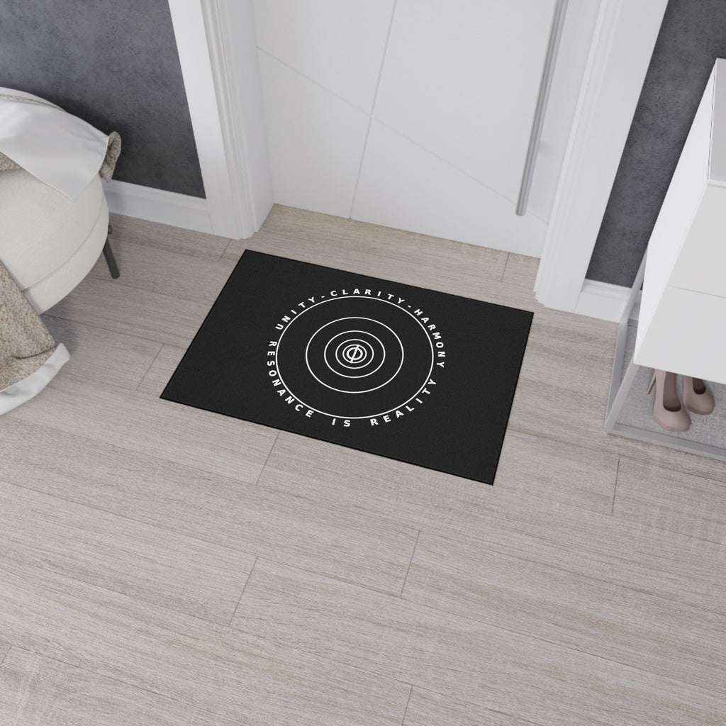 Peaceful Vibes Heavy Duty Floor Mat - Unity, Clarity, Harmony Design