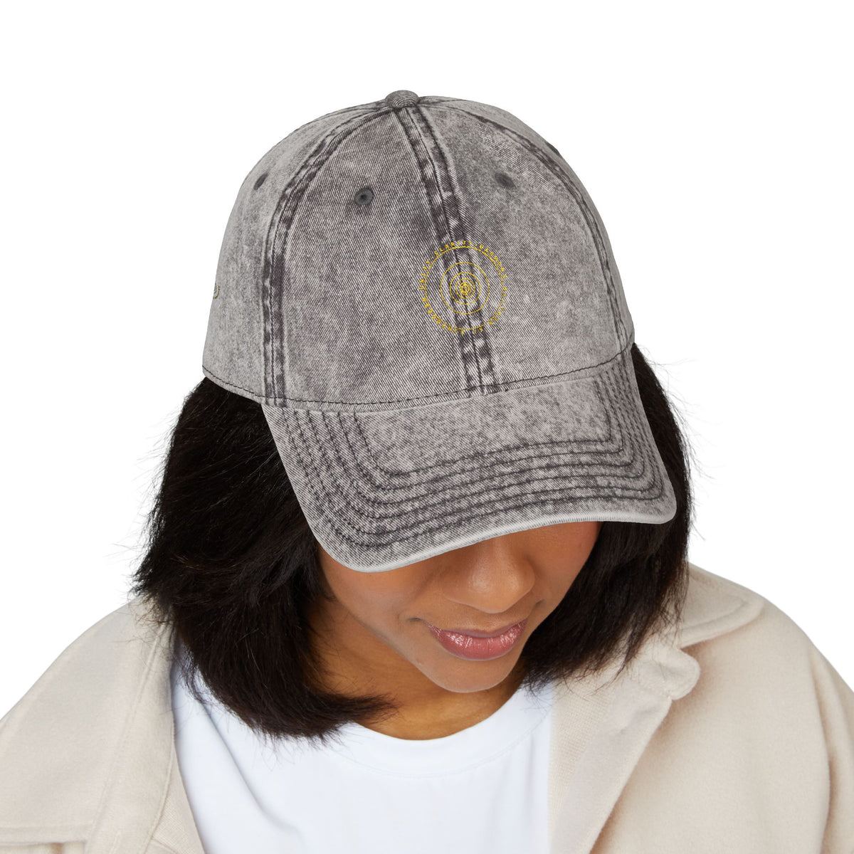 Vintage Embroidered Cap - Retro Style Hat for Casual Outings