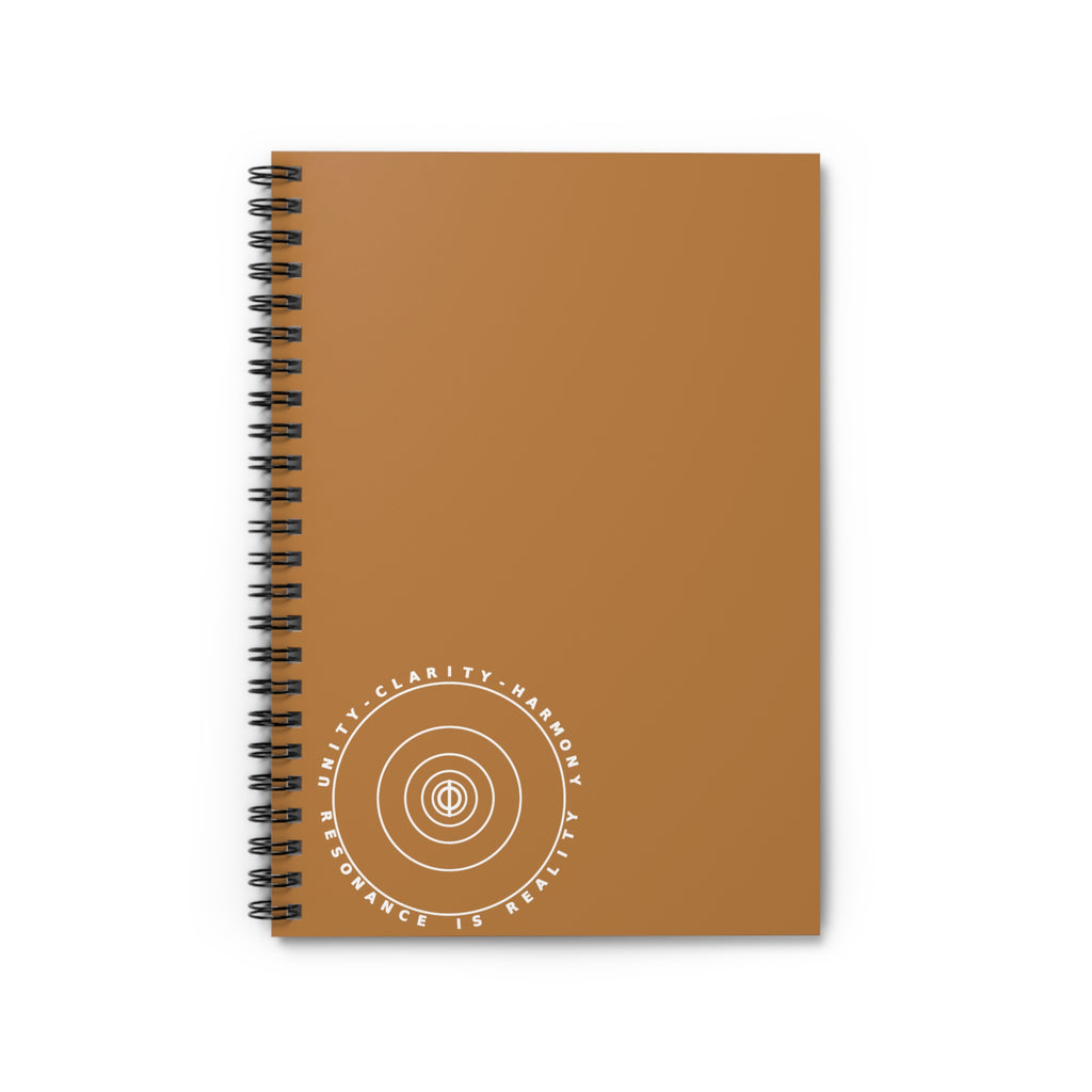 Inspirational Spiral Notebook - Unity, Clarity, Harmony