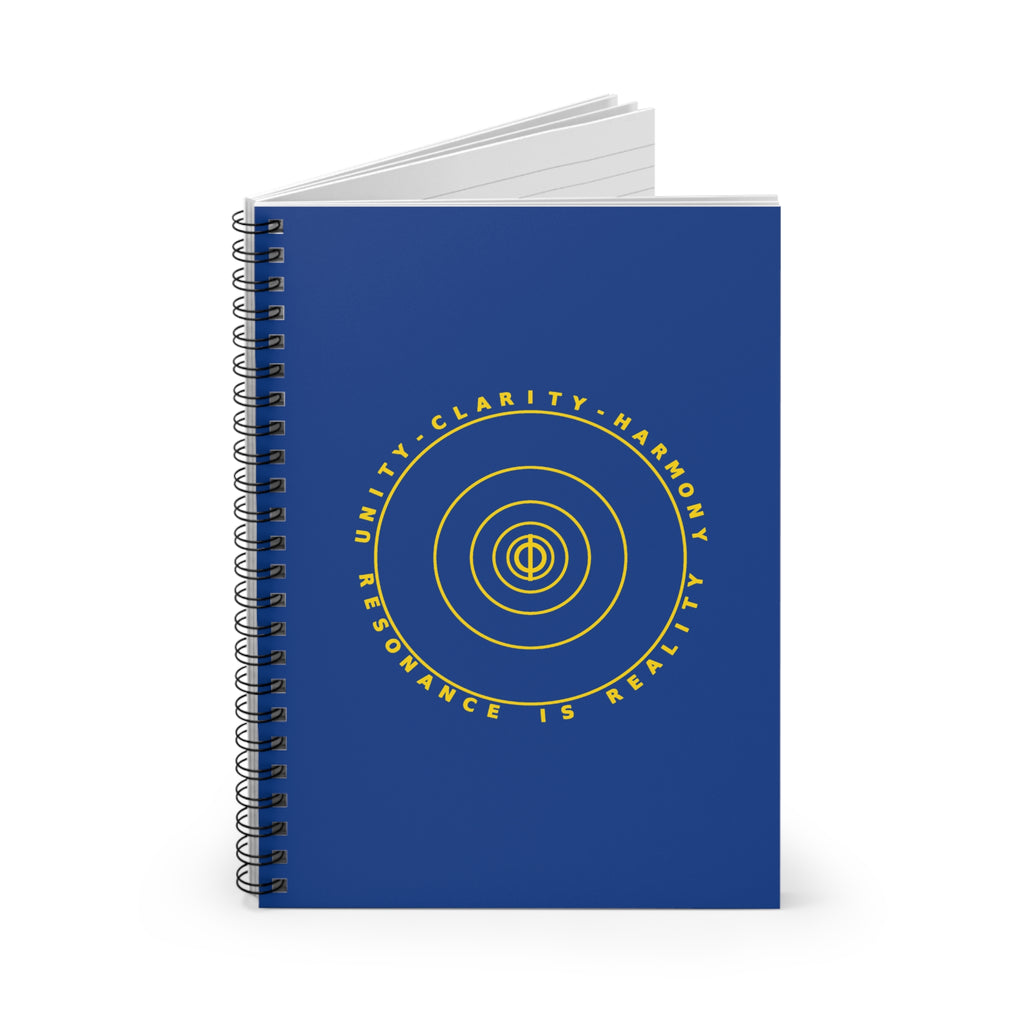 Inspirational Spiral Notebook - Unity, Clarity, Harmony