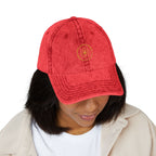 Vintage Embroidered Cap - Retro Style Hat for Casual Outings