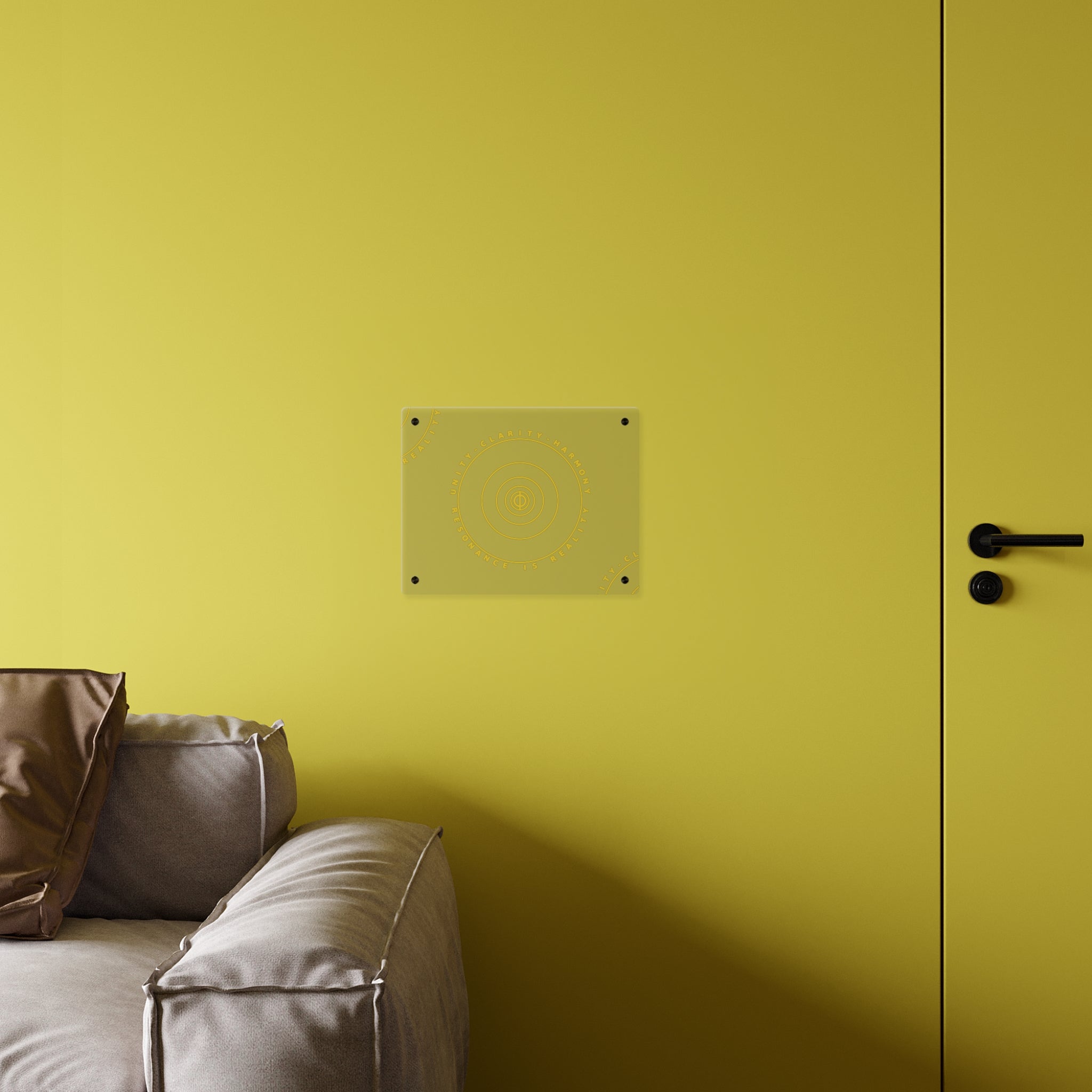 Elegant Acrylic Wall Art Panels - Unity, Clarity, Harmony Decor