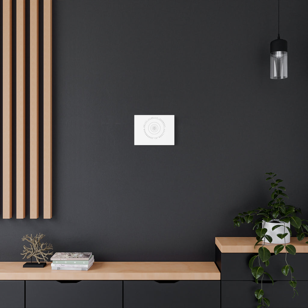 Inspirational Canvas Wall Art - 'Unity, Clarity, Harmony'