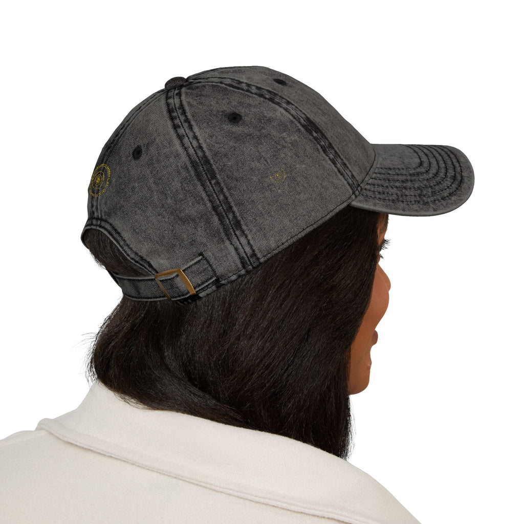 Vintage Embroidered Cap - Retro Style Hat for Casual Outings
