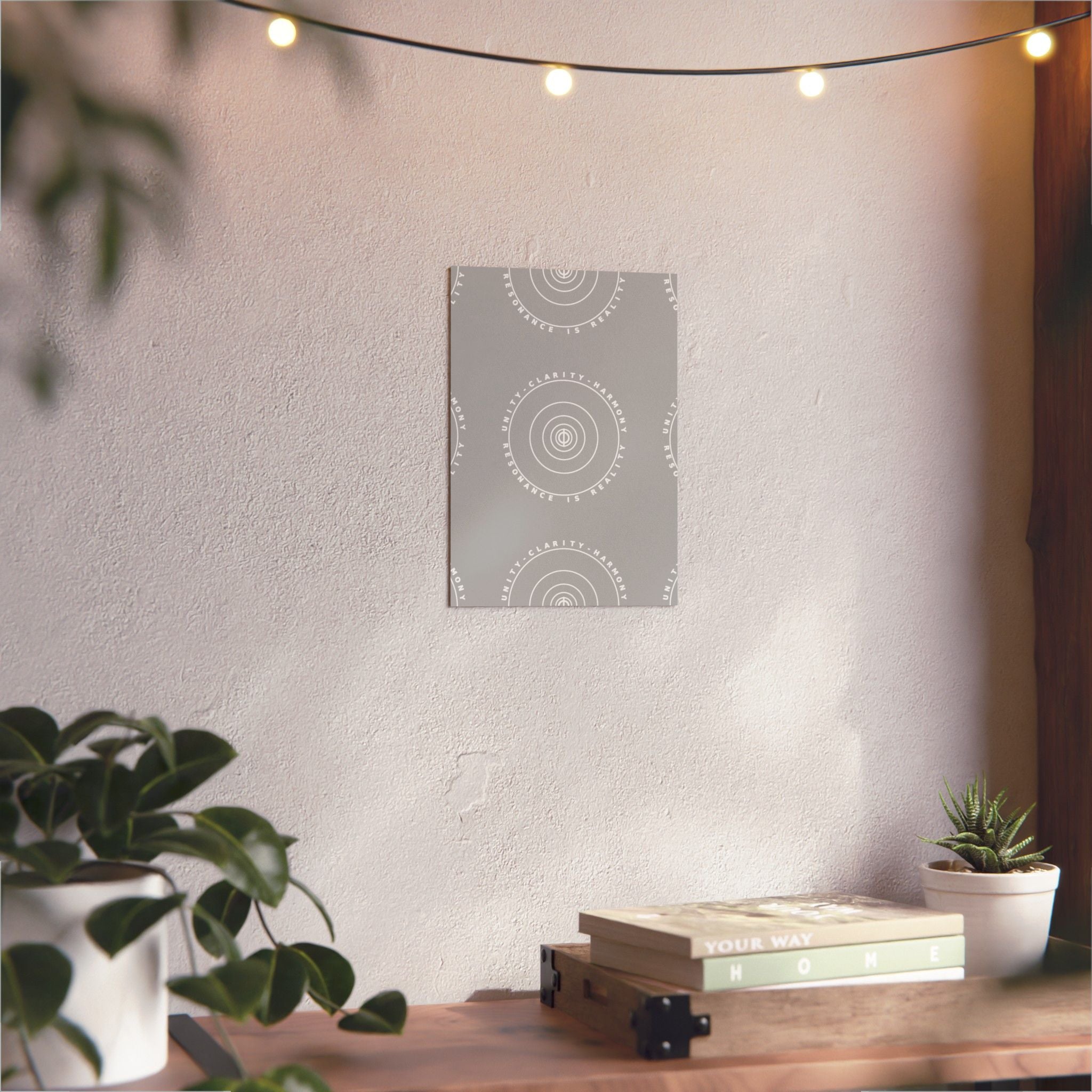Decorative Wall Art Panel - Unity, Clarity, Harmony