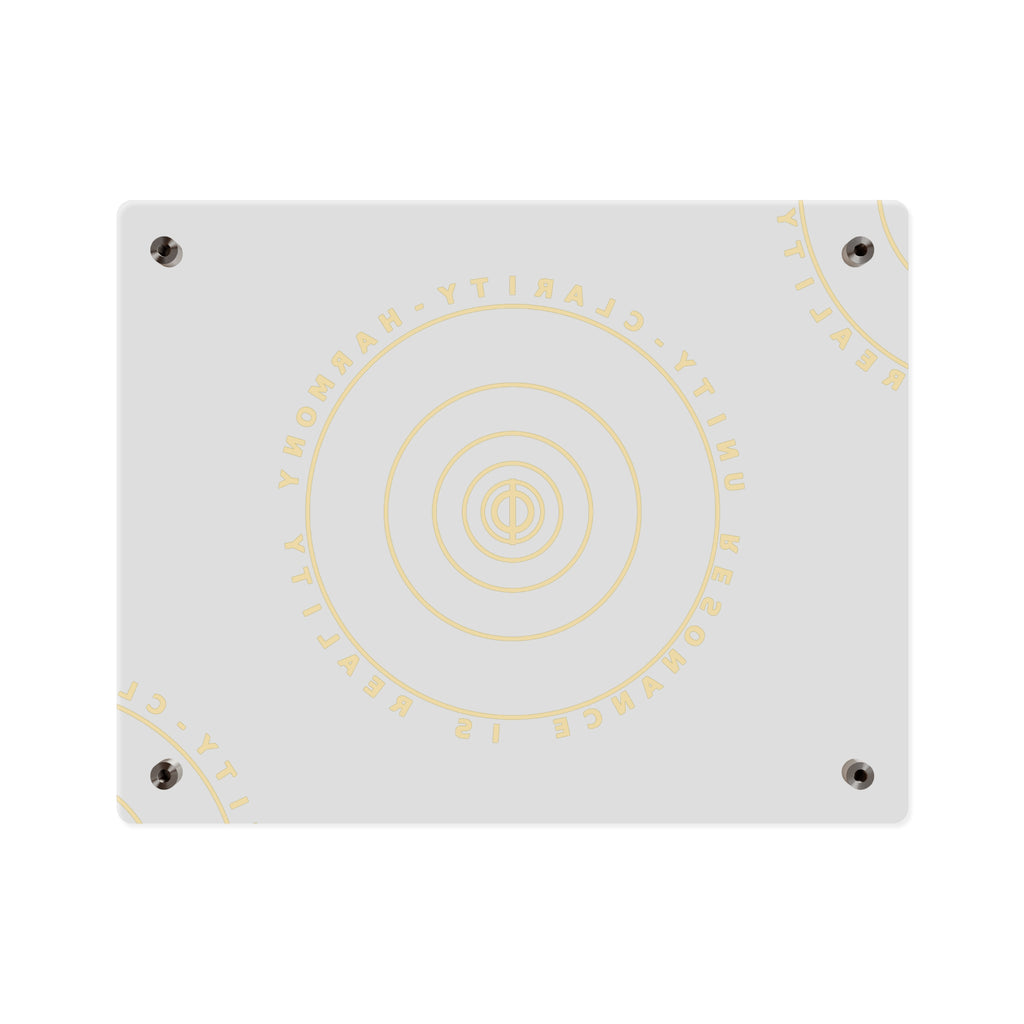 Elegant Acrylic Wall Art Panels - Unity, Clarity, Harmony Decor