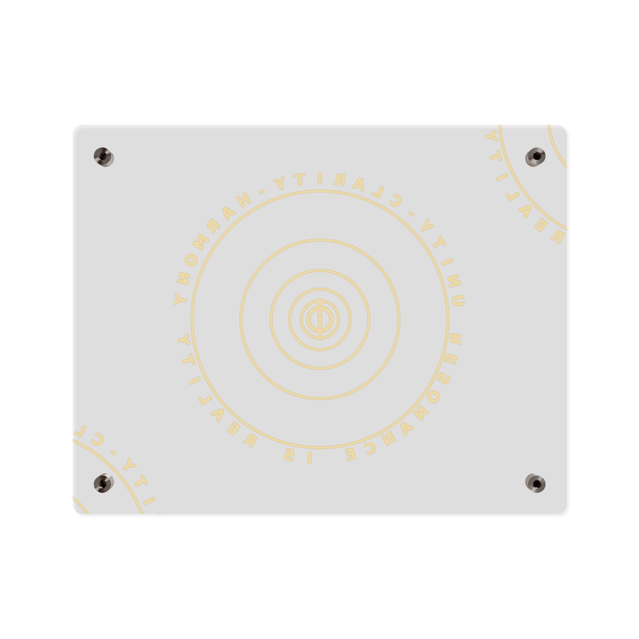 Elegant Acrylic Wall Art Panels - Unity, Clarity, Harmony Decor