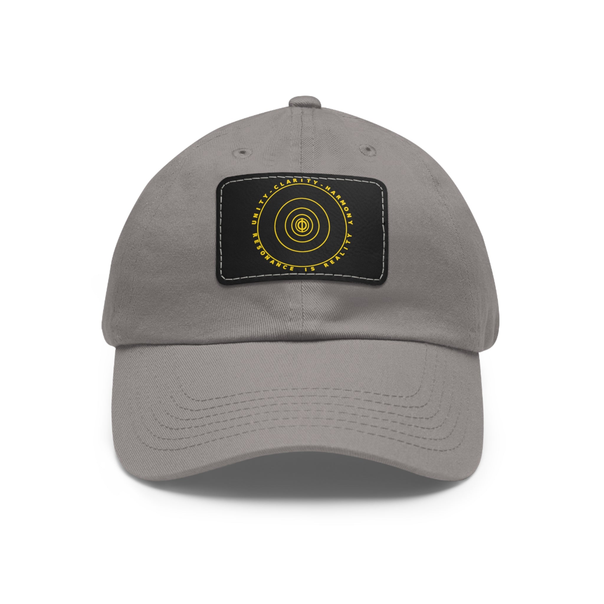Stylish Dad Hat with Leather Patch and Star Design