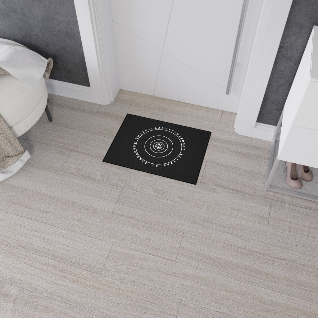 Peaceful Vibes Heavy Duty Floor Mat - Unity, Clarity, Harmony Design