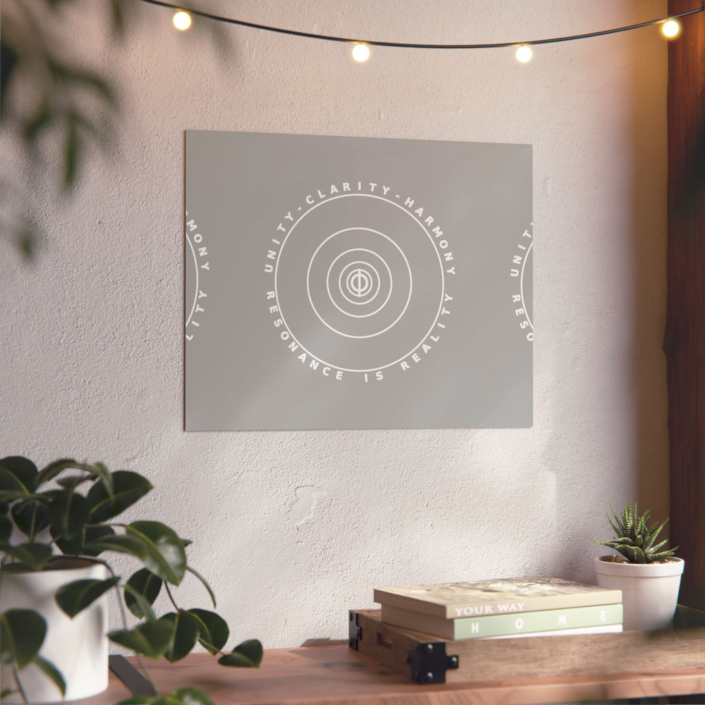 Decorative Wall Art Panel - Unity, Clarity, Harmony