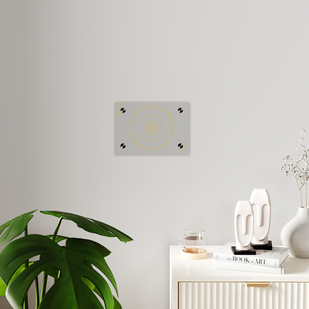 Elegant Acrylic Wall Art Panels - Unity, Clarity, Harmony Decor