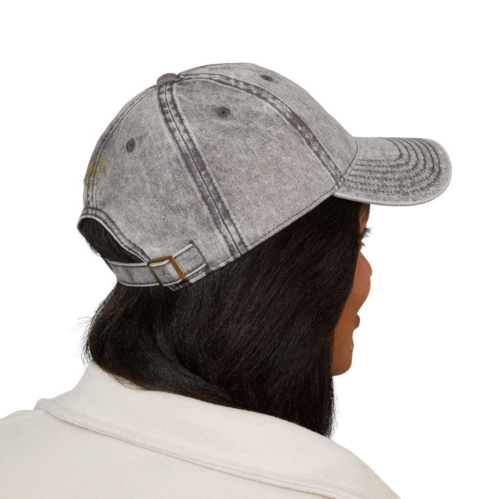 Vintage Embroidered Cap - Retro Style Hat for Casual Outings