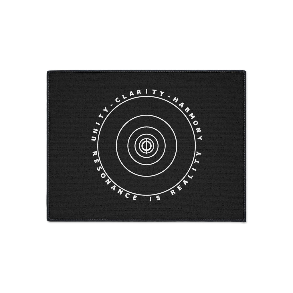 Peaceful Vibes Heavy Duty Floor Mat - Unity, Clarity, Harmony Design