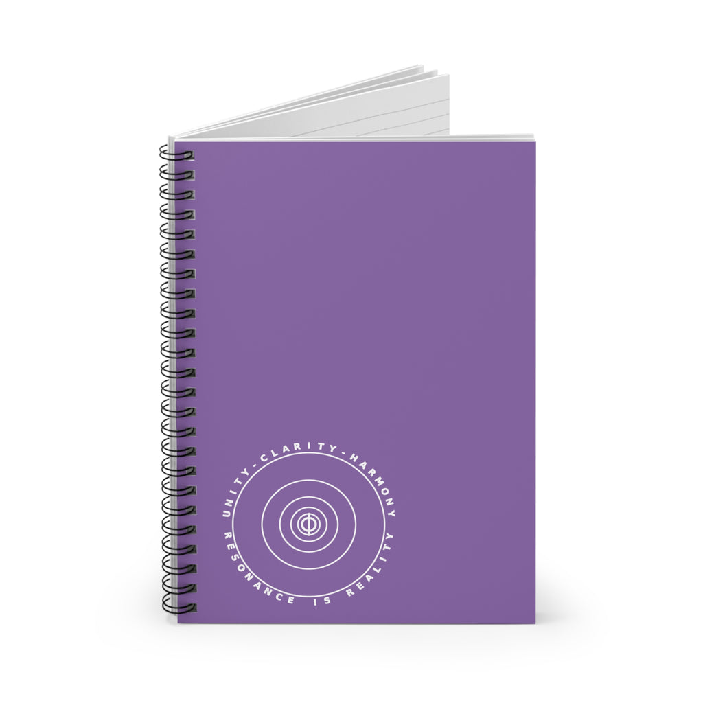 Inspirational Spiral Notebook - Unity, Clarity, Harmony