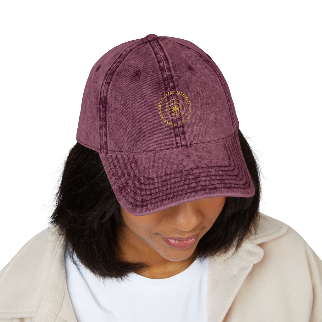 Vintage Embroidered Cap - Retro Style Hat for Casual Outings