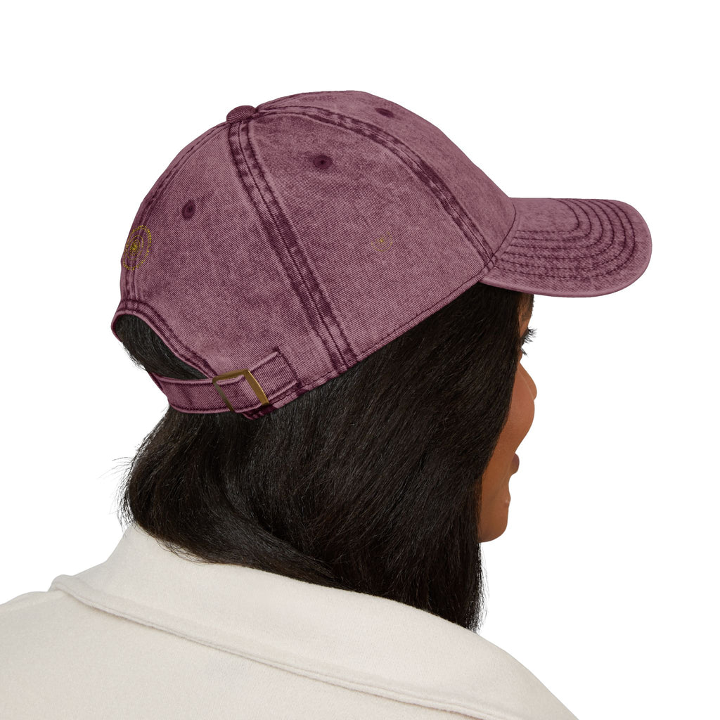 Vintage Embroidered Cap - Retro Style Hat for Casual Outings