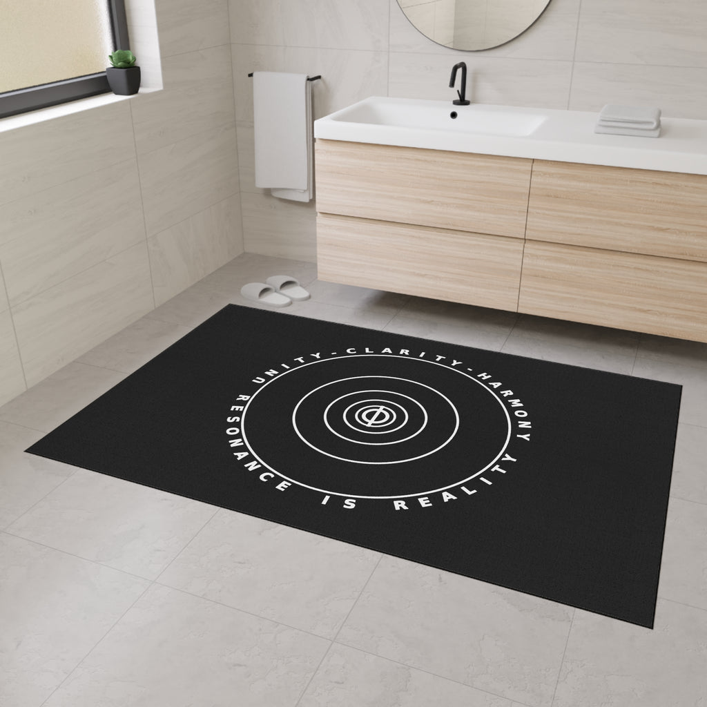 Peaceful Vibes Heavy Duty Floor Mat - Unity, Clarity, Harmony Design