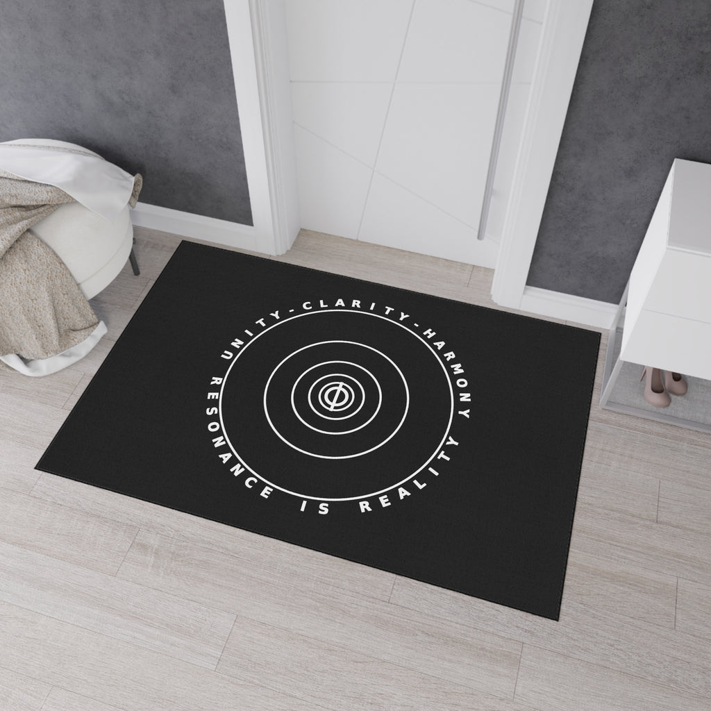Peaceful Vibes Heavy Duty Floor Mat - Unity, Clarity, Harmony Design