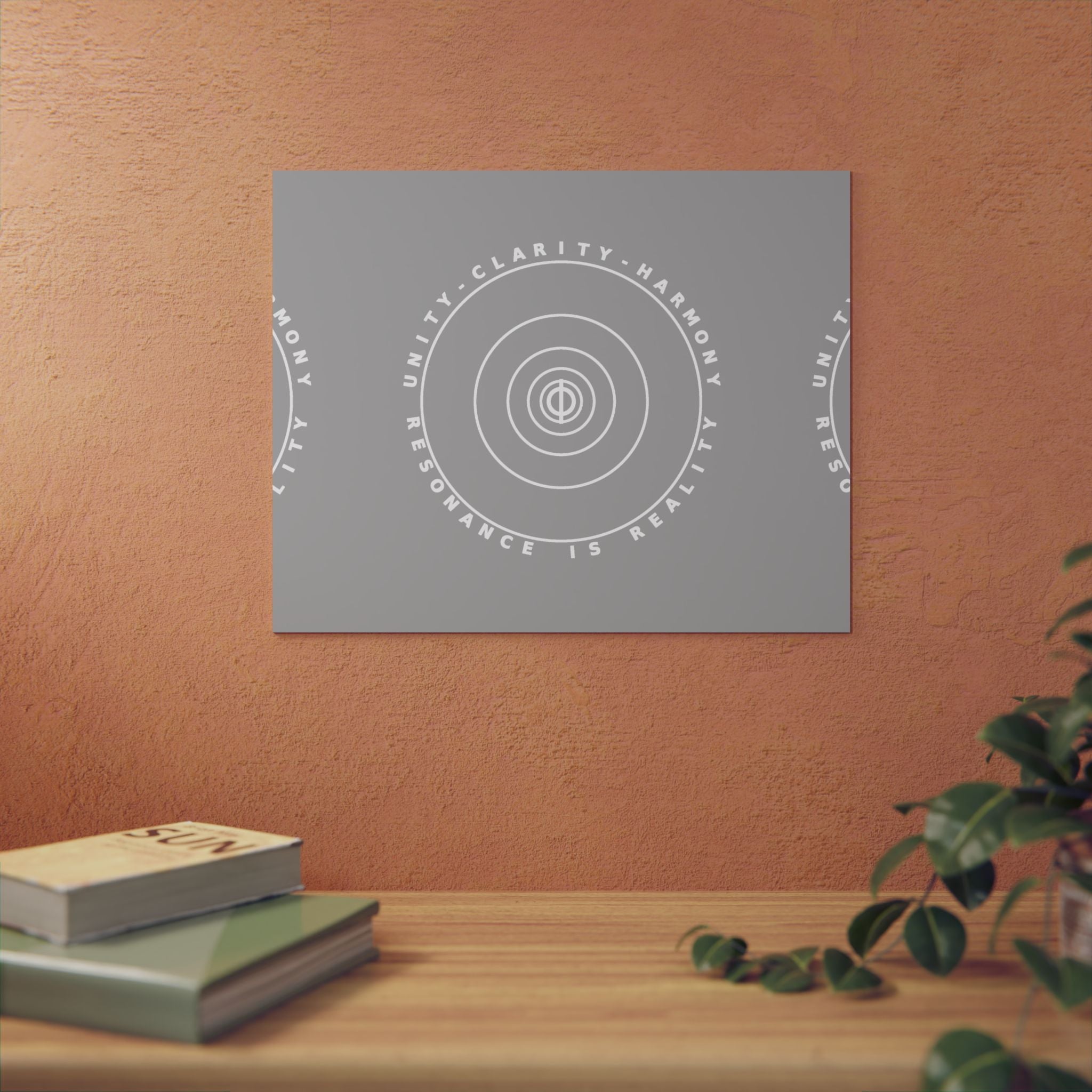 Decorative Wall Art Panel - Unity, Clarity, Harmony